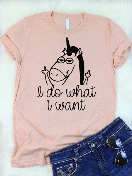 I Do What I Want Tee, Brick red, T-shirts
