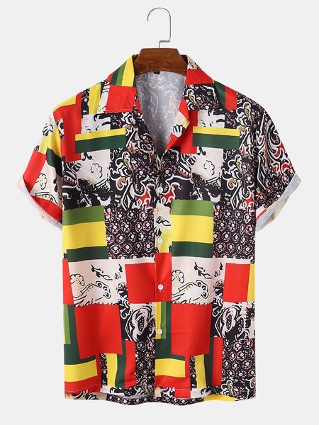

Vintage Cotton-Blend Shirts & Tops, As picture, Shirts