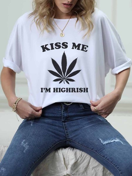 

Kiss Me Women's T-shirt, White, T-shirts