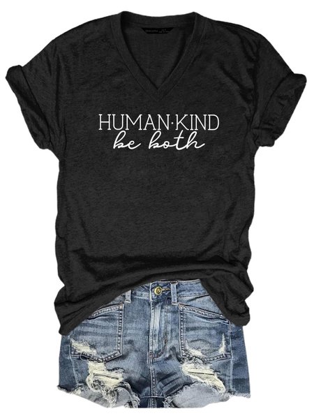 

Human Kind Be Both Shirt, Black, T-shirts