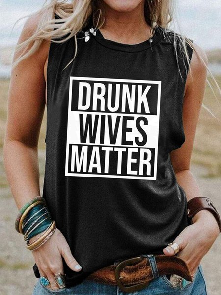 

Drunk Wives Matter Women's Tee, Black, T-shirts