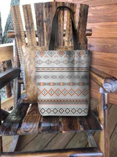 Bohemian Beach Holiday Zipper Clutches, White-brown, Bags