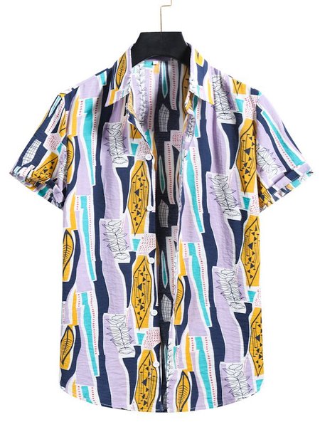 

Cotton Printed Shirts & Tops, As picture, Shirts