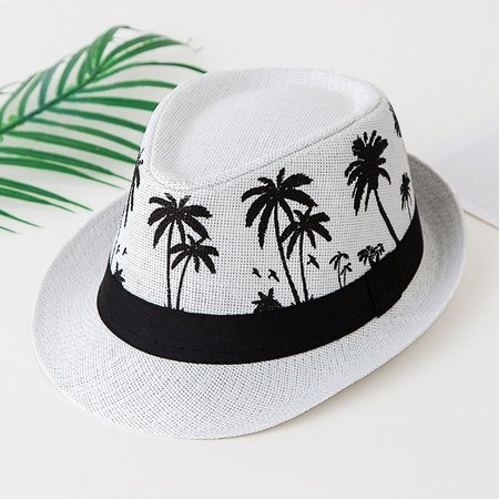

Uomo Albero di cocco Traspirante Cappello, Bianco, accessories