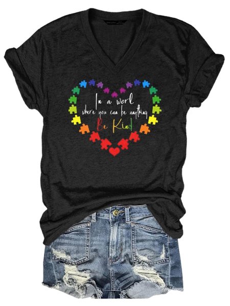 

IN A WORD WHERE YOU CAN BE ANYTHING BE KIND Shirt, Black, T-shirts