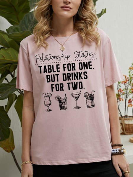 

Drinks For Two Women's T-Shirt, Pink, T-shirts