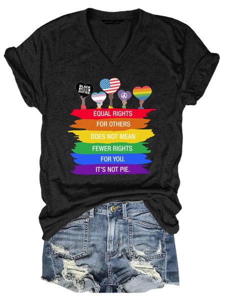 

Equal rights for others Ladies T-Shirt, Black, T-shirts