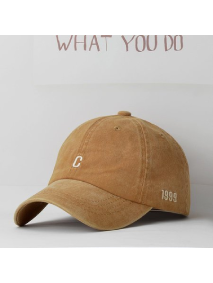 

Sunscreen baseball cap, Yellow, Hats & Headwear