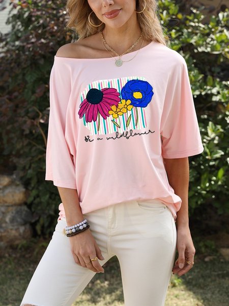 

Pink Sunflower Women's T-Shirt, T-shirts