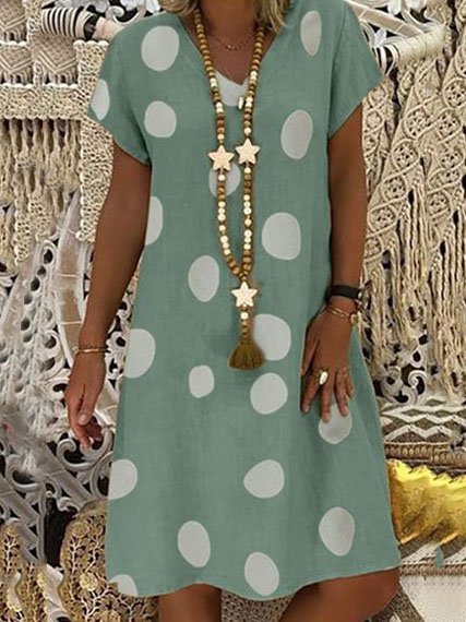 

Misto Cotone Gonna Casuale, Grigio, Summer dresses
