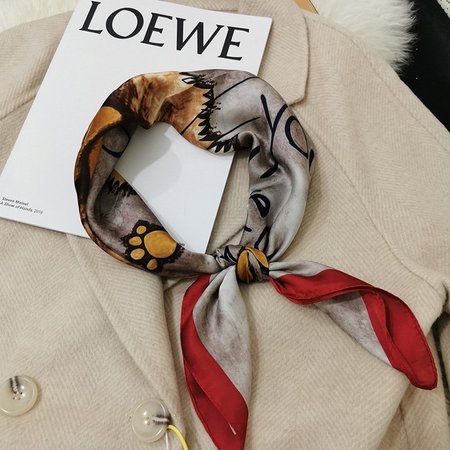 Elegant Summer Scarf, Deep gray, Scarves