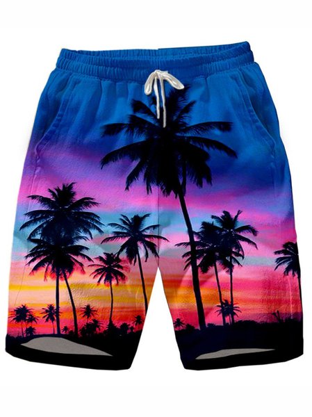

Abstract Casual Pants, Color2, Men's shorts