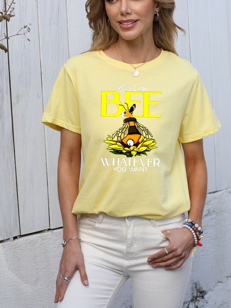 You Can Be Whatever You Want Women's T-Shirt, Yellow, T-shirts
