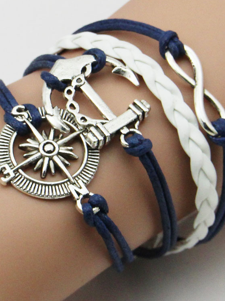 

Lega Vintage Braccialetto, Blu, Accessories