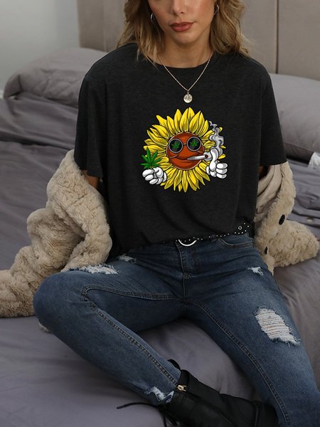 

Sunflower Women's T-Shirt, Black, T-shirts