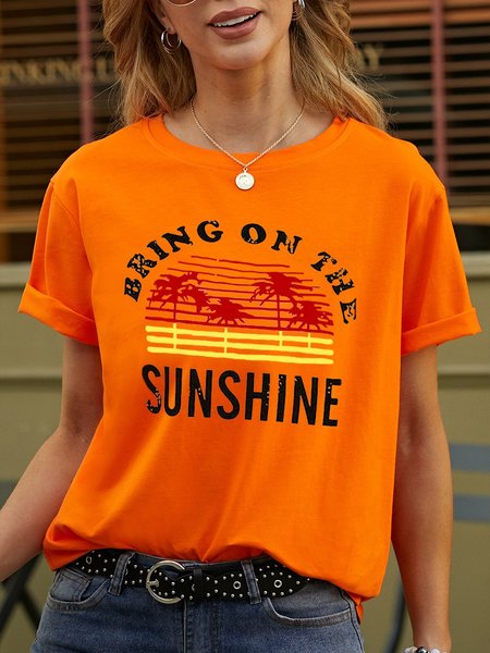 

Bring On The Sunshine Women's T-Shirt, Orange, T-shirts