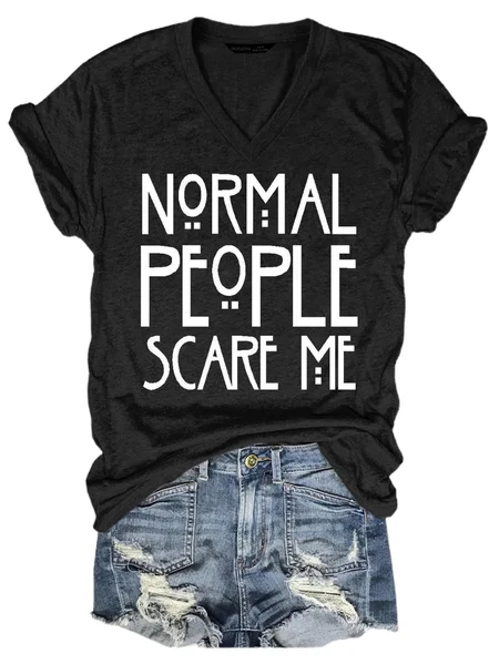 

Short Sleeve Cotton-Blend Casual Shirts & Tops, Black, T-shirts