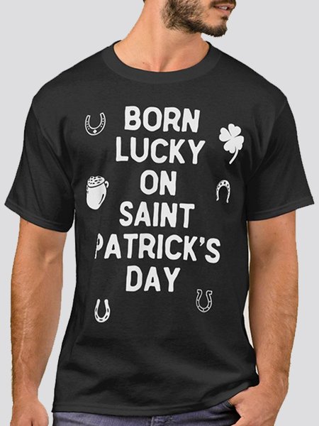 

Vintage Cartoon Printed Tee Shirts & Tops, Black, Men's t-shirts
