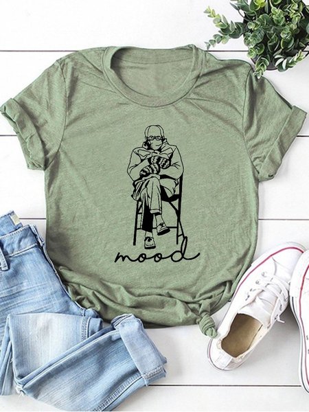 

Bernie Mood Epidemic Graphic Tee, Army green, T-shirts