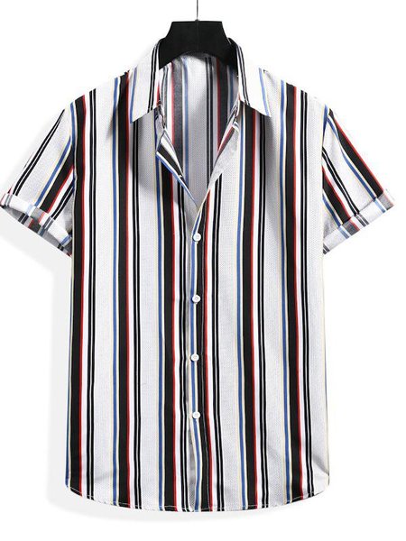 

Casual Printed Tribal Shirts & Tops, Blue, Men's Floral shirt