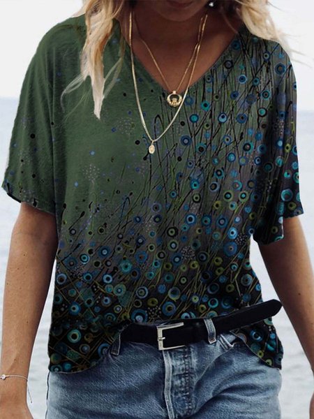 

Camicie & Top Vintage Floreale Misto Cotone, Multicolore, T-Shirts