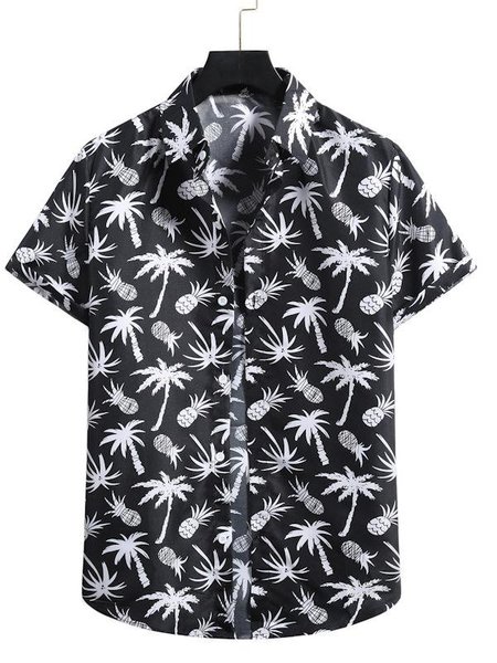 

Casual Shirts & Tops, Black, Men's Floral shirt
