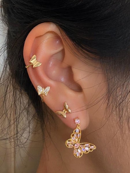 

Casual Earrings, Golden color, Accessories