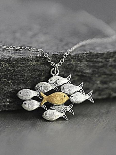 

Alloy Necklaces, Silver, Accessories