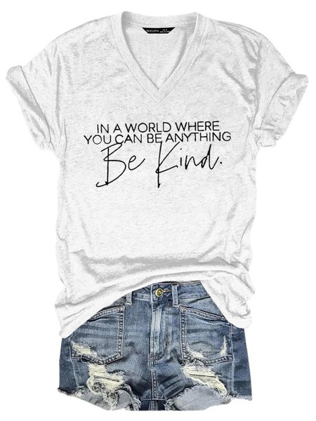 

Be Kind Women's T-Shirt, Grey, T-shirts