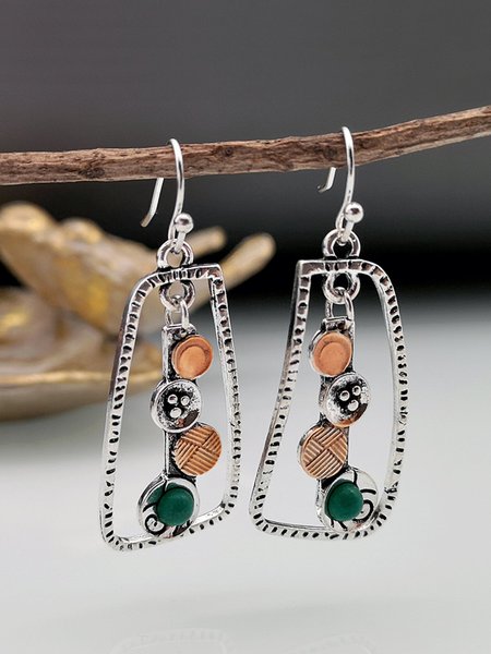 

Vintage Turquoise Earrings, Silver, Earrings