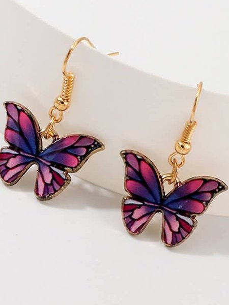 

Butterfly Alloy Earrings, Earrings
