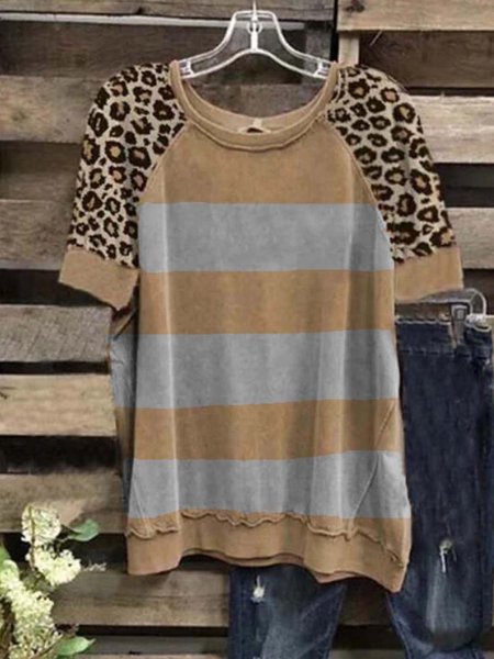 

Short Sleeve Casual Shirts & Tops, Khaki, Tops