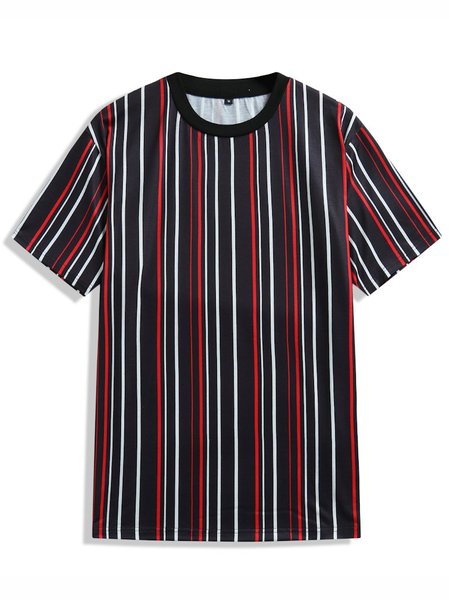 

Crew Neck Shirts & Tops, As picture, Men's t-shirts