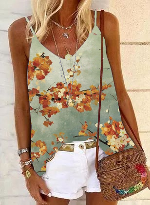 

Senza Maniche Casuale Top, Come immagine, Tank Top