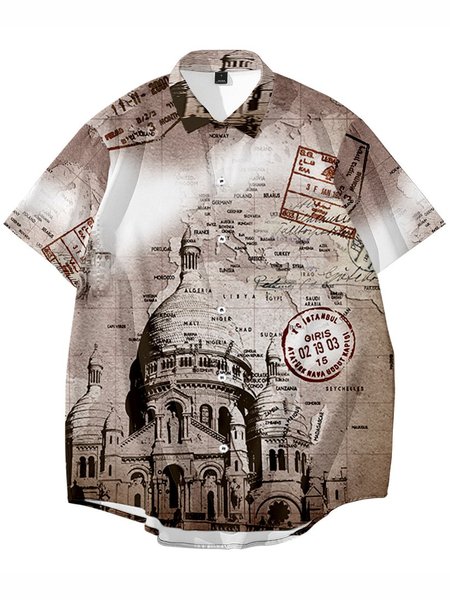 

Abstract Casual Shirts & Tops, Color5, Men's Floral shirt