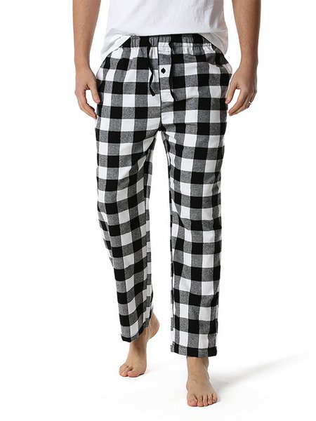 

Plaid Cotton Pants, Men's pants