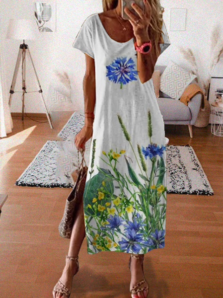 

itoBohemian Maniche Corte, Verde, Dresses