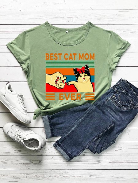 

Best Cat Mom Women's T-Shirt, Olive green, T-shirts