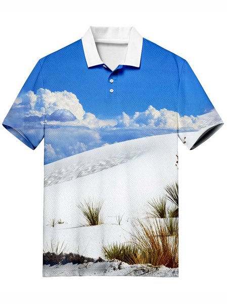 

Cotton-Blend Abstract Shirts & Tops, Color7, Men's Floral shirt