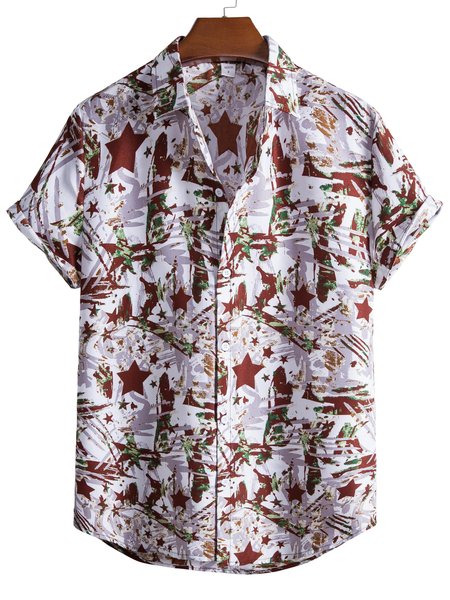 

Cotton Casual Shirts & Tops, Red, Shirts