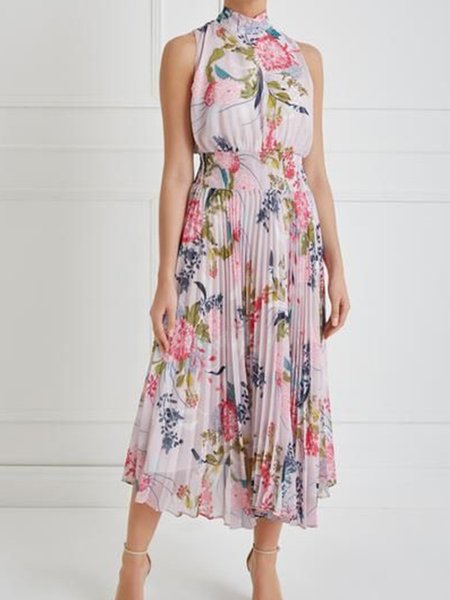 

Abito Floreale Vacanza, Rosa, Dresses
