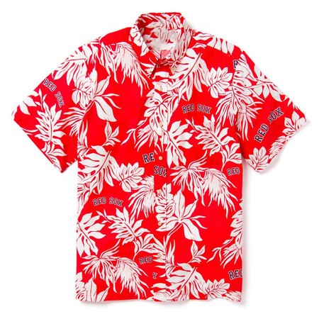 

Tribal Shirt Collar Shirts & Tops, Red, Men's Floral shirt