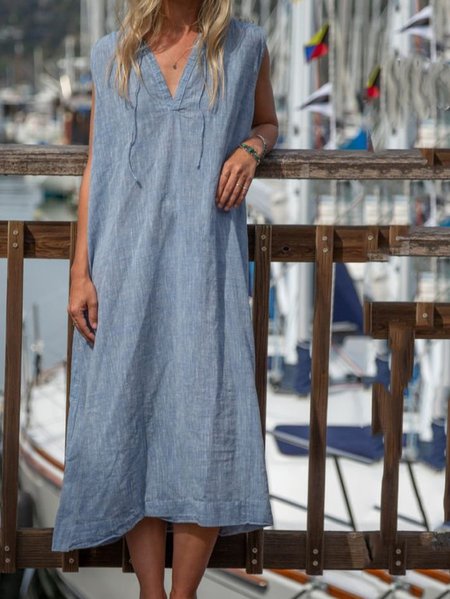 

Casual Women Dress, As picture, Maxi Dresses