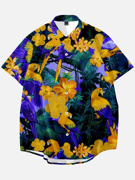 

Casual Shirts & Tops, Navy blue, Men's Floral shirt