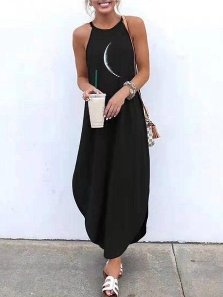 Abito A-line Vacanza Stella, Nero, Dresses
