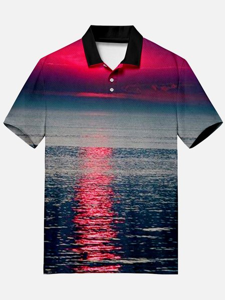 

Abstract Vintage Cotton-Blend Shirts & Tops, Gray, Men's Floral shirt