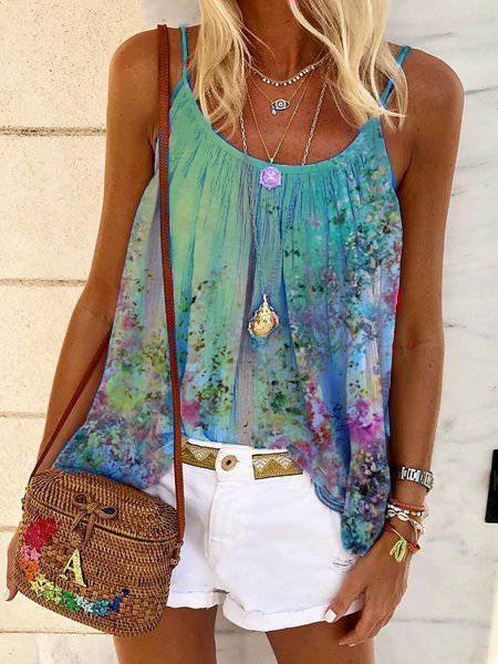 

Vintage A-Line Tanks & Camis, Green, Tanks & Camis