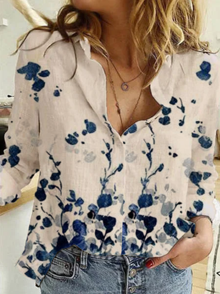 

Maniche Lunghe Animale Camicie & Top, Marrone, Blouses & Shirts