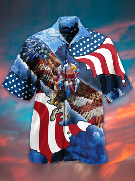 

Printed Shirts, Blue, Men's Floral shirt