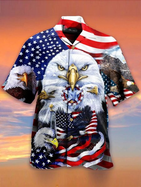 

Animal Casual Shirts, As picture, Shirts ＆ Blouse